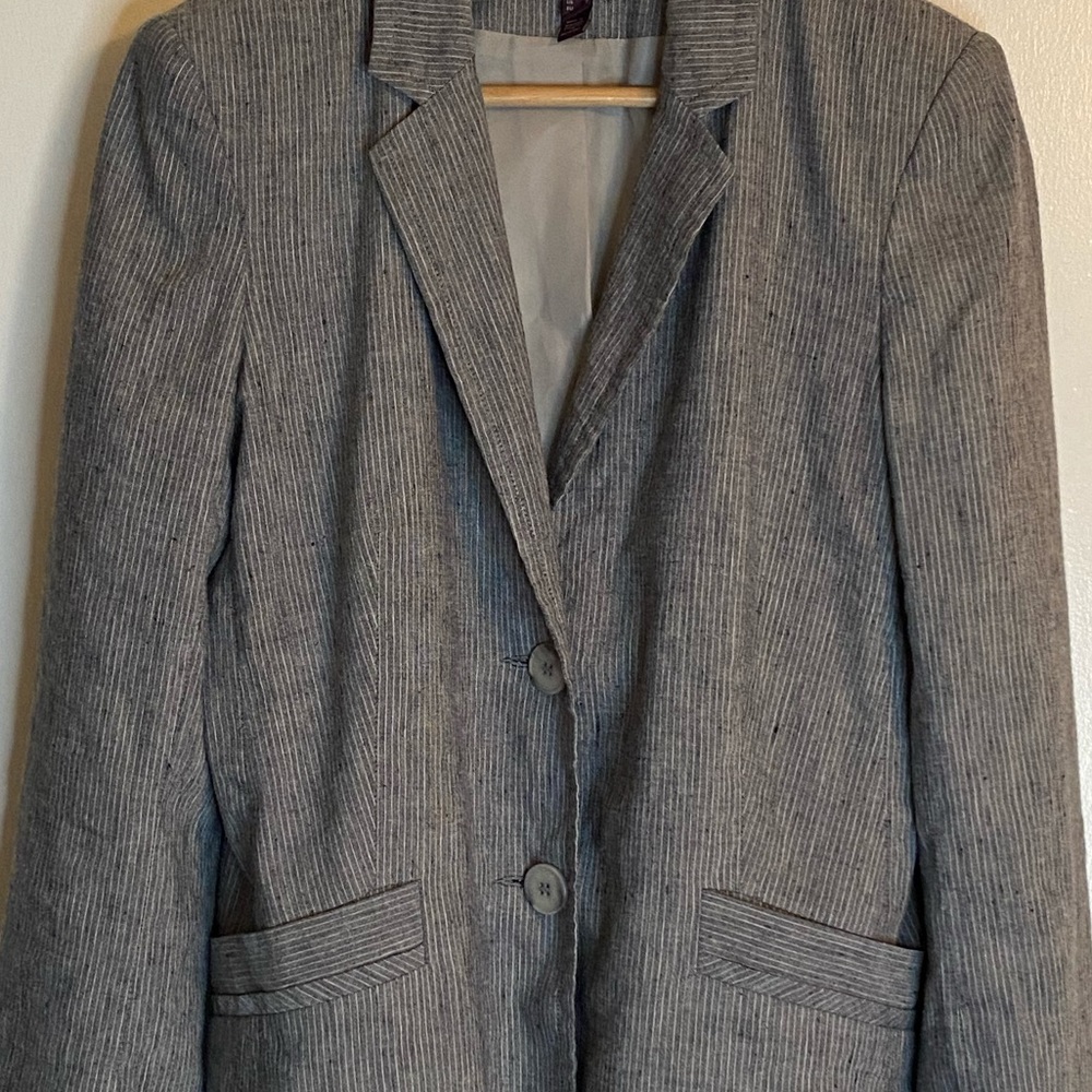 Linen Mix Suit Jacket
